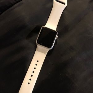 Series 1 Apple Watch 38 mm with White Band